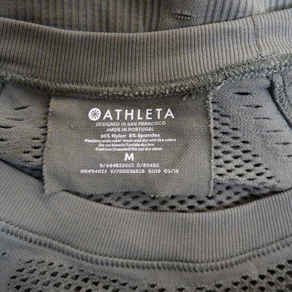 Athleta Womens M Oxygen Tee in Laurel Olive Green - Picture 10 of 10